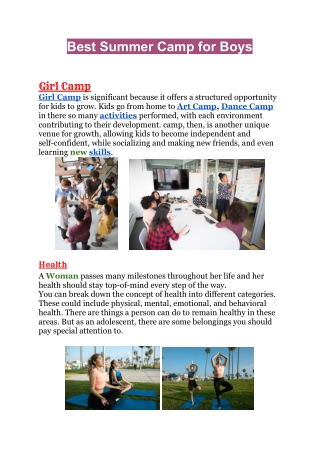 Next Level Girls Camp