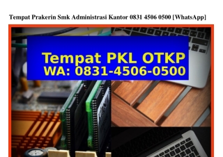 Tempat Prakerin Smk Administrasi Kantor ౦83l•Կ5౦Ꮾ•౦5౦౦[WA]