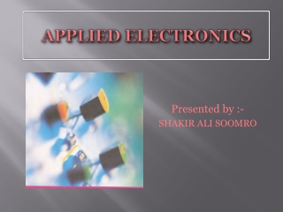 APPLIED ELECTRONICS