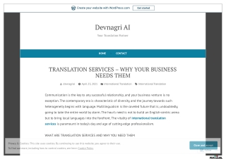 TRANSLATION SERVICES – WHY YOUR BUSINESS NEEDS THEM