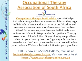 Occupational Therapy Association of South Africa