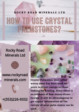 How To Use Crystal Palmstones