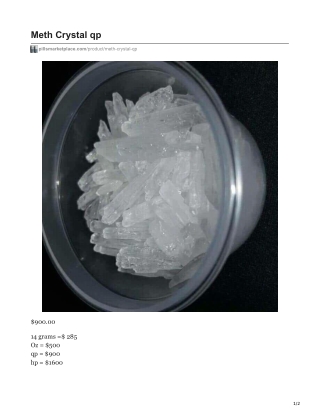 Meth Crystal qp