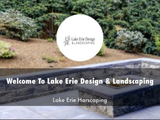 Information Presentation Of Lake Erie Design & Landscaping