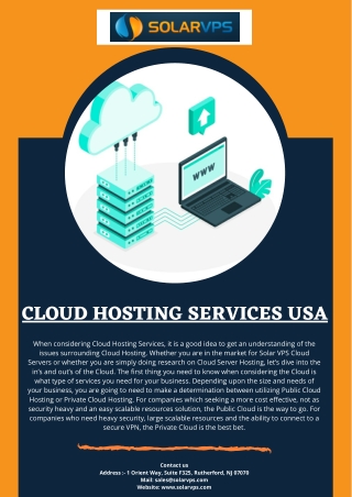 Cloud Hosting Services USA