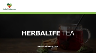 Herbalife Tea Meal Replacement Drinks for sale at HerbaShakes