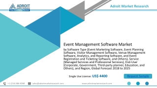 Event Management Software Market 2021 : Future Challenges and Industry Growth Ou