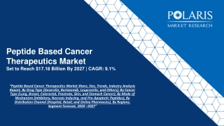 Peptide Based Cancer Therapeutics Market