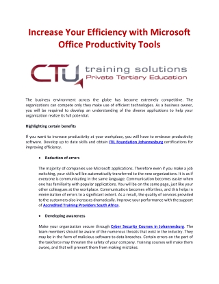Increase Your Efficiency With Microsoft Office Productivity Tools (2)