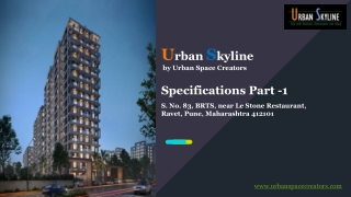 Urban Skyline Specifications part 1