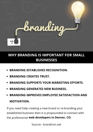WHY BRANDING IS IMPORTANT FOR SMALL BUSINESSES