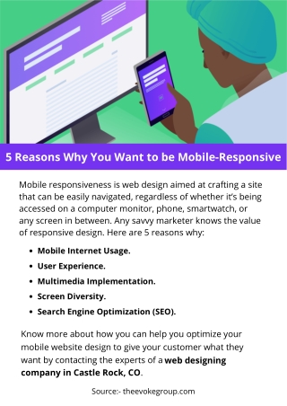 5 Reasons Why You Want to be Mobile-Responsive
