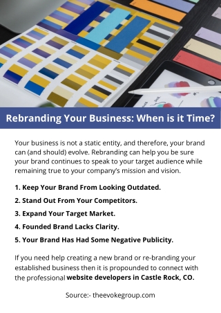 Rebranding Your Business: When is it Time?