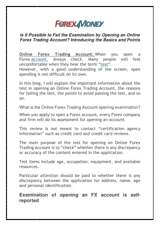 How Long Does It Take to Open an Online Forex Trading Account?