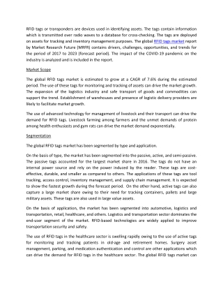 RFID Tags Market
