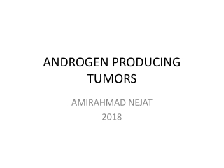 ANDROGEN PRODUCING TUMORS