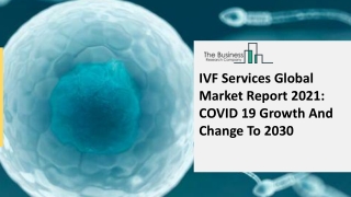 IVF Services Market, Industry Trends, Revenue Growth, Key Players Till 2030