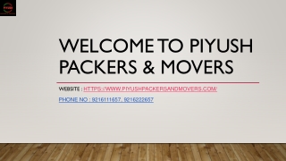 Packing and  unpacking Services-Piyush Packers and Movers