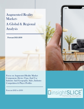 Augmented Reality Market Size, Share, Sales, Analysis, Forecast To 2021-2030