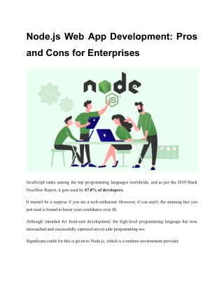 Node.js Web App Development_ Pros and Cons for Enterprises