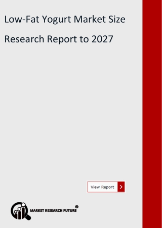 Low-Fat Yogurt Market Size