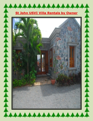 St John USVI Villa Rentals by Owner