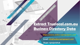 Extract Truelocal.com.au Business Directory Data