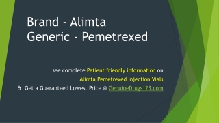 Alimta Pemetrexed 500 mg: Cost, Dosage, Uses and Side Effects