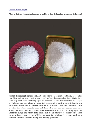 Sodium Hexametaphosphate 23