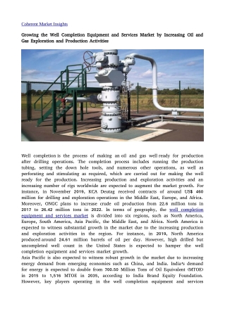 Well Completion Equipment and Services 23