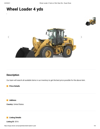 Get the Best Loader Rent from Equip-share