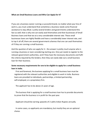 What are Small Business Loans and Who Can Apply for It_.docx