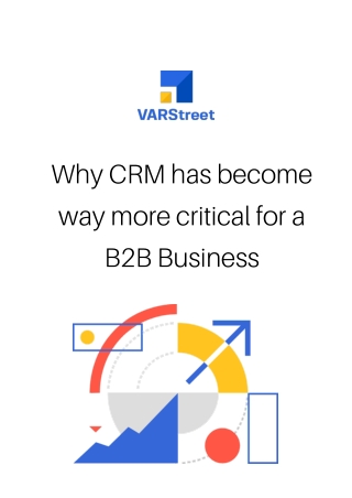 Why CRM has become way more critical for a B2B Business