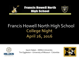 College Night April 26, 2016