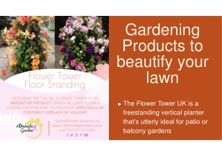Gardening Products to beautify your lawn