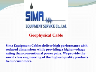 Geophysical Cable