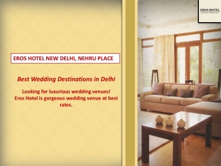 Best Wedding Destinations in Delhi