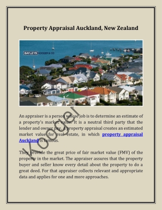 Kooger And Co Property Appraisal in Auckland New Zealand