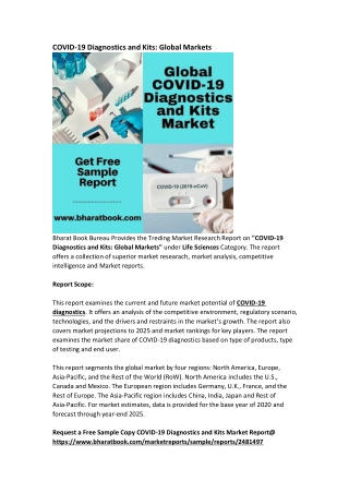 Global COVID-19 Diagnostics and Kits Market