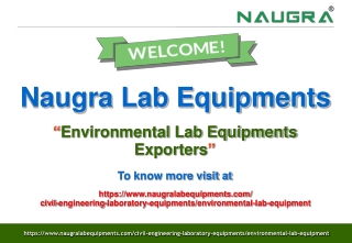Environmental Lab Equipments Exporters