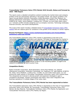 Transcatheter Pulmonary Valve (TPV) Market