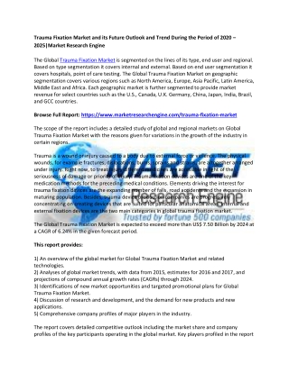 Trauma Fixation Market