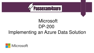 Get DP-200 Dumps PDF - 100% Brilliant Results With PassExam4Sure