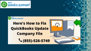 How to fix -This Company File Needs to be Updated
