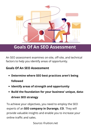 Goals Of An SEO Assessment