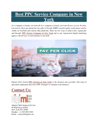 PPC Service Company in New York