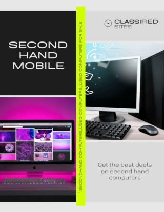 Buy or sell second hand computer on classified site