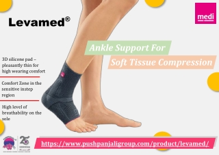 Levamed | Ankle support with Strap | Pushpanjali medi India Pvt Ltd