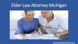 Elder Law Attorney Michigan