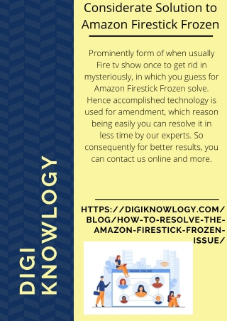Considerate Solution to Amazon Firestick Frozen